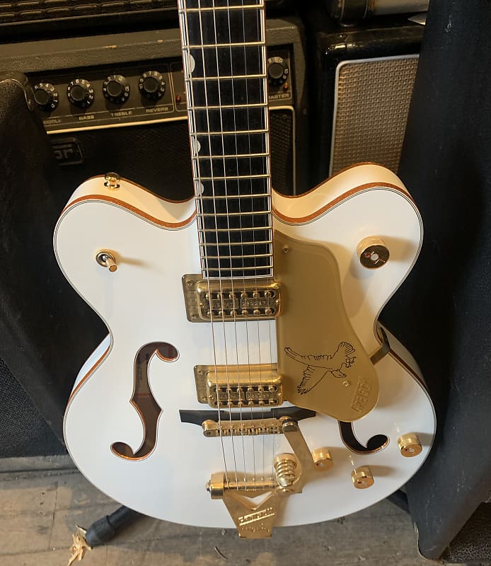 Gretsch G6139T-CBDC White Falcon Double Cutaway Center Block 2013 - 2018 |  Reverb