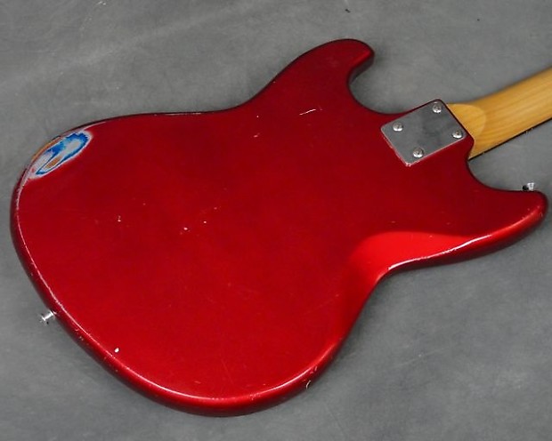 1960's Teisco ET-440 Spectrum 4 Guitar, Red, 4 Pickups, Made