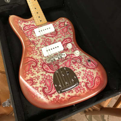 Crook J-Style Pink Sparkle Paisley Jazzmaster for sale