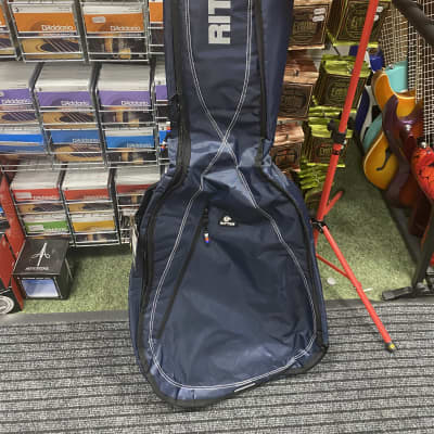 Ritter padded dreadnought acoustic guitar bag in navy blue for sale