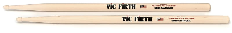 Vic Firth American Custom Drumsticks - Swinger (3-pack) Bundle image 1