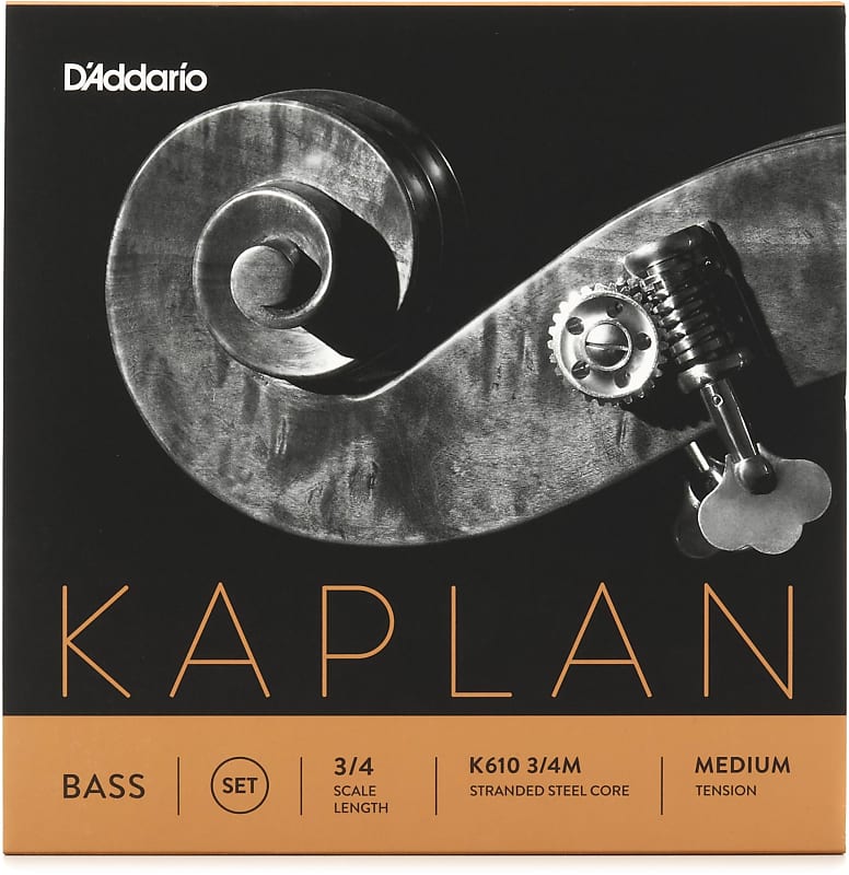 D'Addario K610 Kaplan Double Bass String Set - 3/4 Size image 1