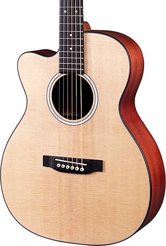 Martin 000CJr-10EL Left-Handed Acoustic-Electric Guitar, Natural w/ Gig Bag image 1
