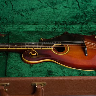 Gibson  F-4 Carved Top Mandolin (1914), ser. #24132, brown tolex hard shell case. image 14