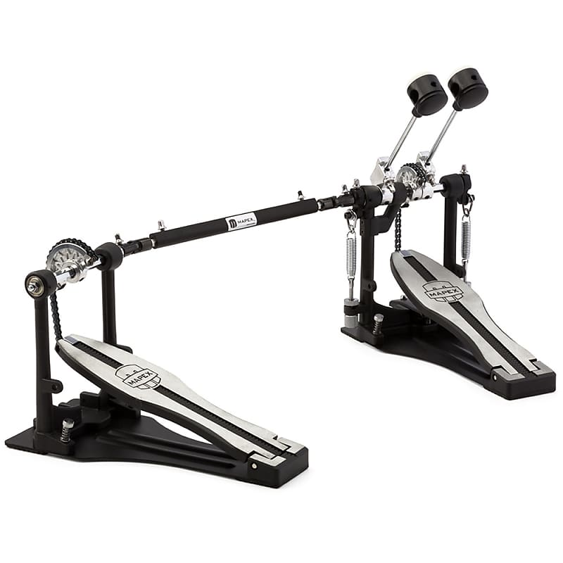 Mapex 400 Series DOUBLE PEDAL - SINGLE CHAIN DRIVE W/ DUO-TONE BEATER image 1