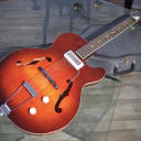 1968 Harmony Rocket H-53 Guitar Cherry Nice All Original Semi Hollow with Original Soft Shell Case