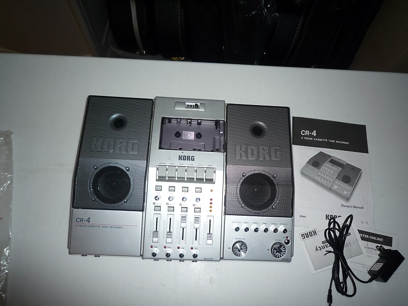 Korg CR4 Cassette Tape Recorder, 4 Track, w/effects!  For parts/repairs.  Powers on/off. repairable! image 1