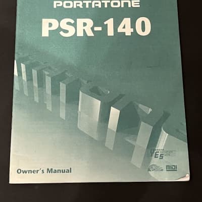 Yamaha PSR-140 Portatone Owner's Manual