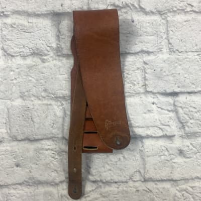 Vintage 70's Gibson Leather Bass Strap image 1