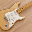 1975 Fender Stratocaster Vintage Electric Guitar Gold Sparkle w/ Case, Lollars