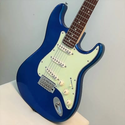 Vintage V6 ReIssued Electric Guitar ~ Candy Apple Blue image 3