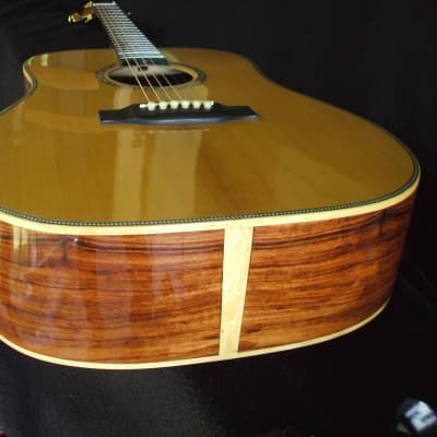 Special Edition dreadnought, torified european Spruce top granadillo rosewood back and sides, as seen on youtube hand made by Gary Montgomery. image 5