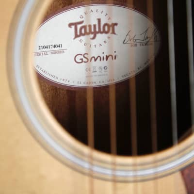 Taylor GS Mini-e Rosewood Acoustic Electric Guitar Pre-Owned image 5