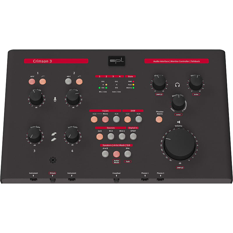 SPL 1702 Crimson 3 USB Audio Interface (2017-2019) image 2