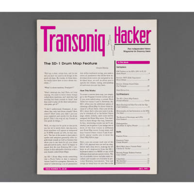 Transoniq Hacker Ensoniq User's Newsletter Issue #73