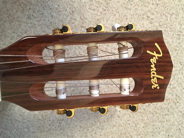 Fender CN-240SCE with hard case | Reverb