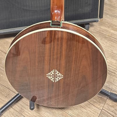 Aria Deluxe 5 String Banjo 1970s - Natural image 5
