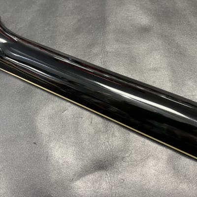 Unbranded Stratocaster Strat neck  Gloss Black 25.5" 12" radius Block Inlays. image 8