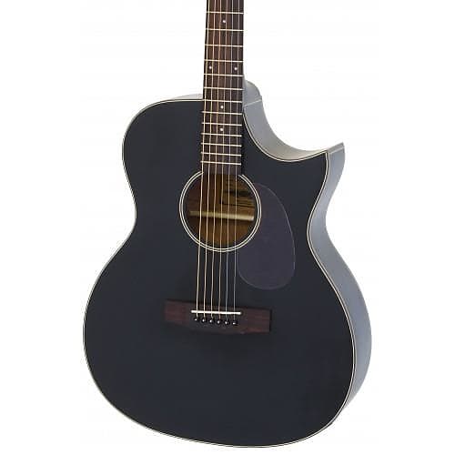 ARIA 101CE MTBK 100 Series Cutaway Acoustic Guitar Matte