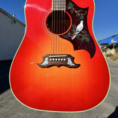 Gibson Dove Original 2023 Vintage Cherry Sunburst New Unplayed Auth Dlr 5lb2oz #065 for sale