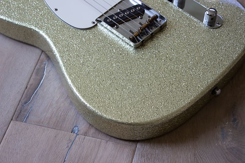 🇯🇵 G&L ASAT Classic Tribute Custom Telecaster Silver Sparkle MIJ Japan  Matching Headstock | Reverb