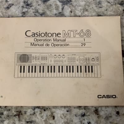 Casio MT-68 Manual image 1