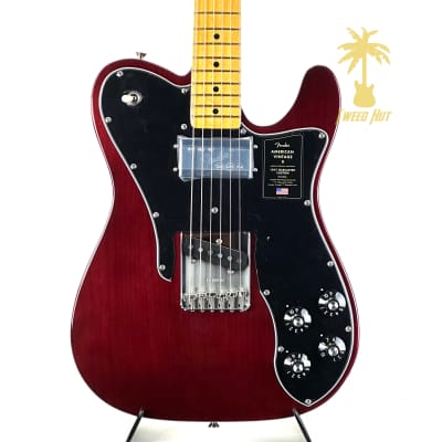 Fender American Vintage II '77 Telecaster Custom with Maple Fretboard  - Wine for sale
