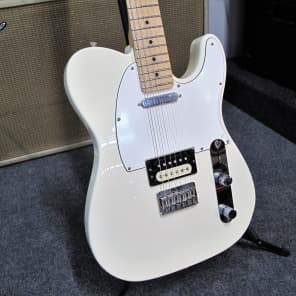 Fender USA Professional Standard Telecaster HS 2015 Olympic White w Maple Fretboard Reverb