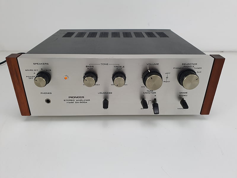 Pioneer SA-500A Stereo amplifier - Serviced  			