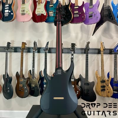 Schecter Custom Shop Keith Merrow KM-7 MK-III Pro USA Signature 7-String Electric Guitar w/ Case-Trans Black Pearl image 14