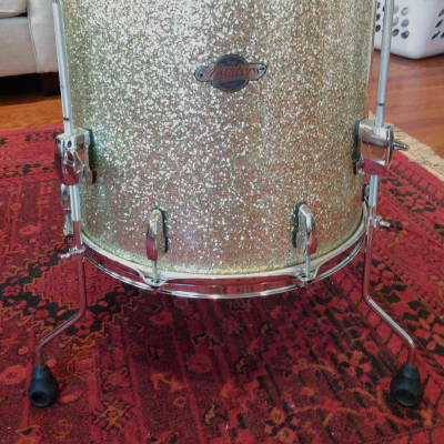 Pearl Masters Premium Birch Drum Kit / Drum Set / Shell Pack 2008 Golden Sparkle image 21