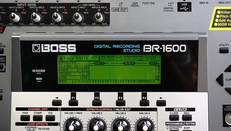 BOSS BR-1600 デジタル録音スタジオ BOSS BR-1600CD Digital Record Studio Multi Track Recorder | eBay