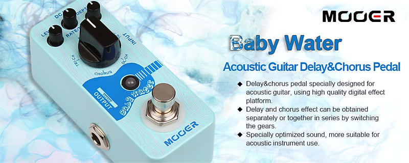 MOOER Baby Water コーラス Amazon | Mooer Baby Water アコースティック用コーラス