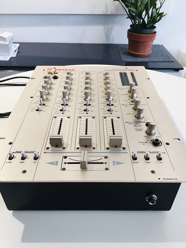 Vestax PMC 270A 3-Channel Professional DJ Mixer 2002 Gold