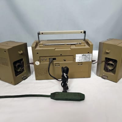Vintage Unitech Mini Compo Boombox AMFM Radio Model CX-800 W/Speakers - Works image 10
