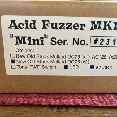 Acid Fuzz Acid Fuzzer MKI Tonebender 2023 image 5