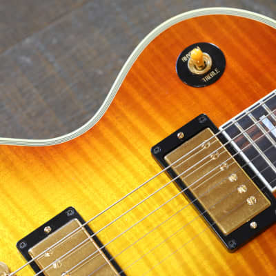 2007 Gibson Custom 1968 Les Paul Custom F Reissue Electric Guitar Figured Lemon Burst + COA OHSC image 8