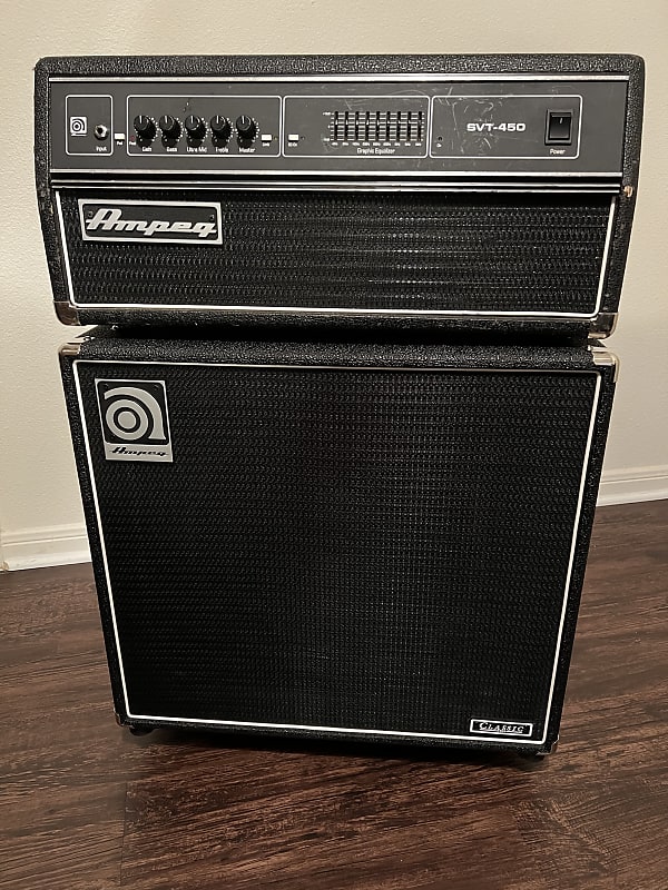 Ampeg SVT-450H Classic Series 450-Watt Bass Amp Head / Cabinet