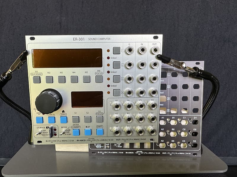 Orthogonal Devices ER-301 Sound Computer - Silver + Black image 1