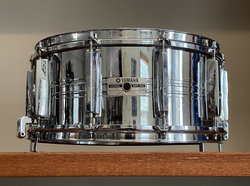 80's Yamaha SD-765MD Steel Snare Drum 6.5x14