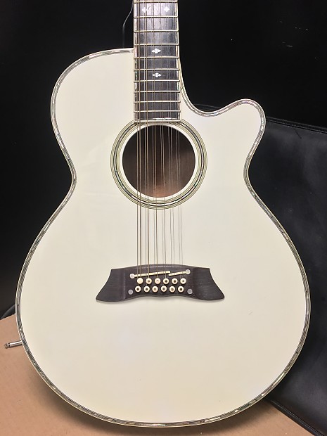 White takamine on sale 12 string