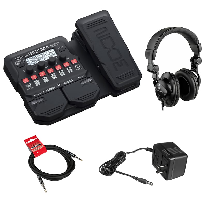【レビューで送料無料】 Zoom G1X Four Guitar Effects Processor (Built-In Expression 配信機器・PA機器・レコーディング機器