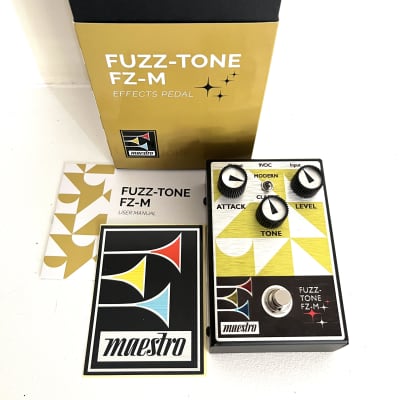 Maestro Fuzz-Tone FZ-M 2022 - Present - Yellow Graphic image 1