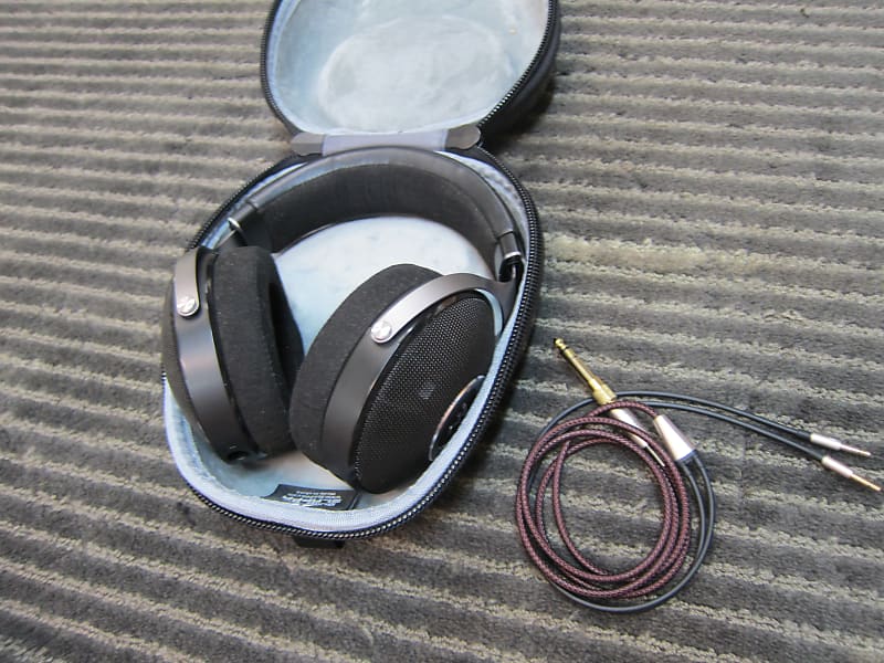 Ex Focal Elear Headphones, Upgraded 4.5' Cables/Adapter, Ex Condition, Ex Sound, Comfortable, Superb image 1