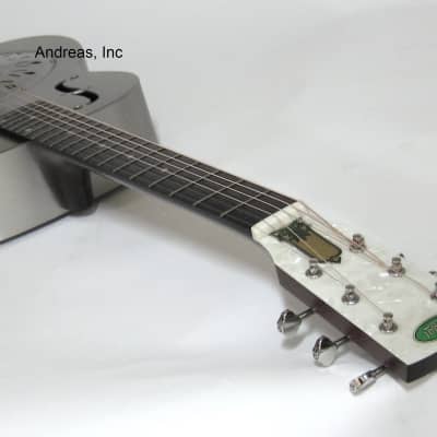 Regal Resonator Guitar Duolian Brushed Nickel-Plated Steel Body image 7