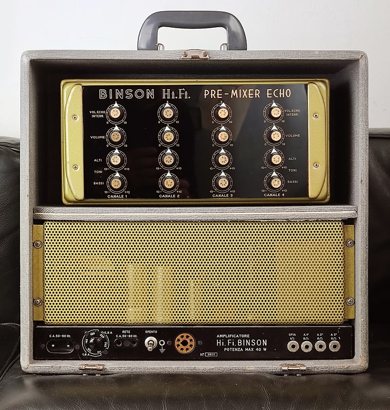 Binson PRE-MIXER ECHO PA 6 MN プリアンプミキサー Binson HiFi Pre Mixer Echo PA 6 MN | Reverb