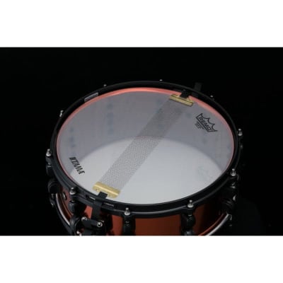 Tama Ronald Bruner Signature Walnut/Steel Hybrid Snare Drum 14x5.5 image 5