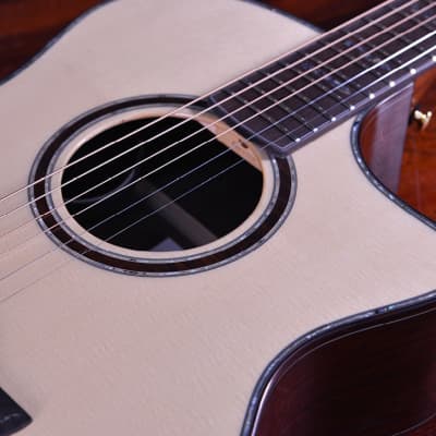 Crafter Platinum Premium SRP G-36ce GA Top Back Solid Acoustic Guitar Preamp image 3