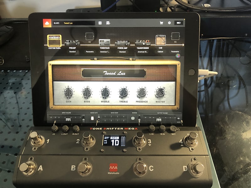 MeloAudio Tone Shifter MEGA Midi Floor Pedal Reverb