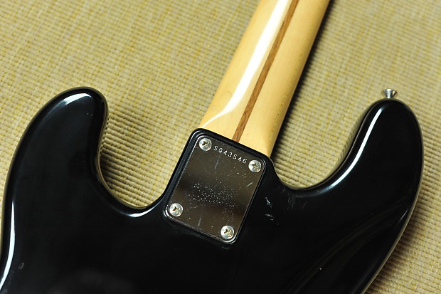 1983 Fender Japan Squier SQ Precision Bass - Black | Reverb